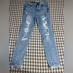 Judy Blue Ripped Knee skinny fit Jeans Size 5 / 27
